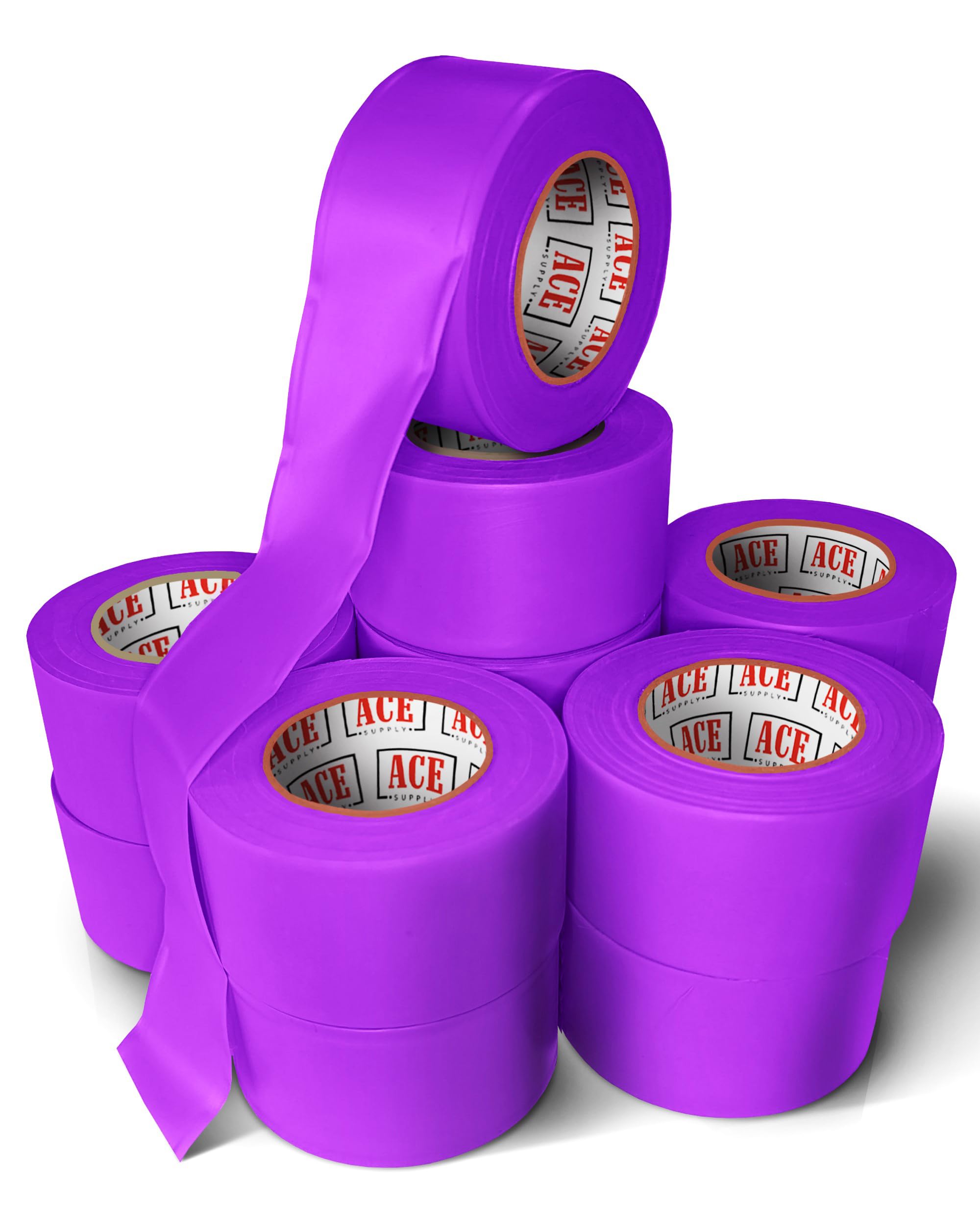 ACE Supply Purple Flagging Tape 12 Pack