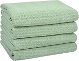 VIVOTE Microfiber Tea Towels Kitchen 40x60cm 280gsm Sage Green