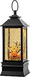 Halloween Snow Globe Lantern Water Glittering