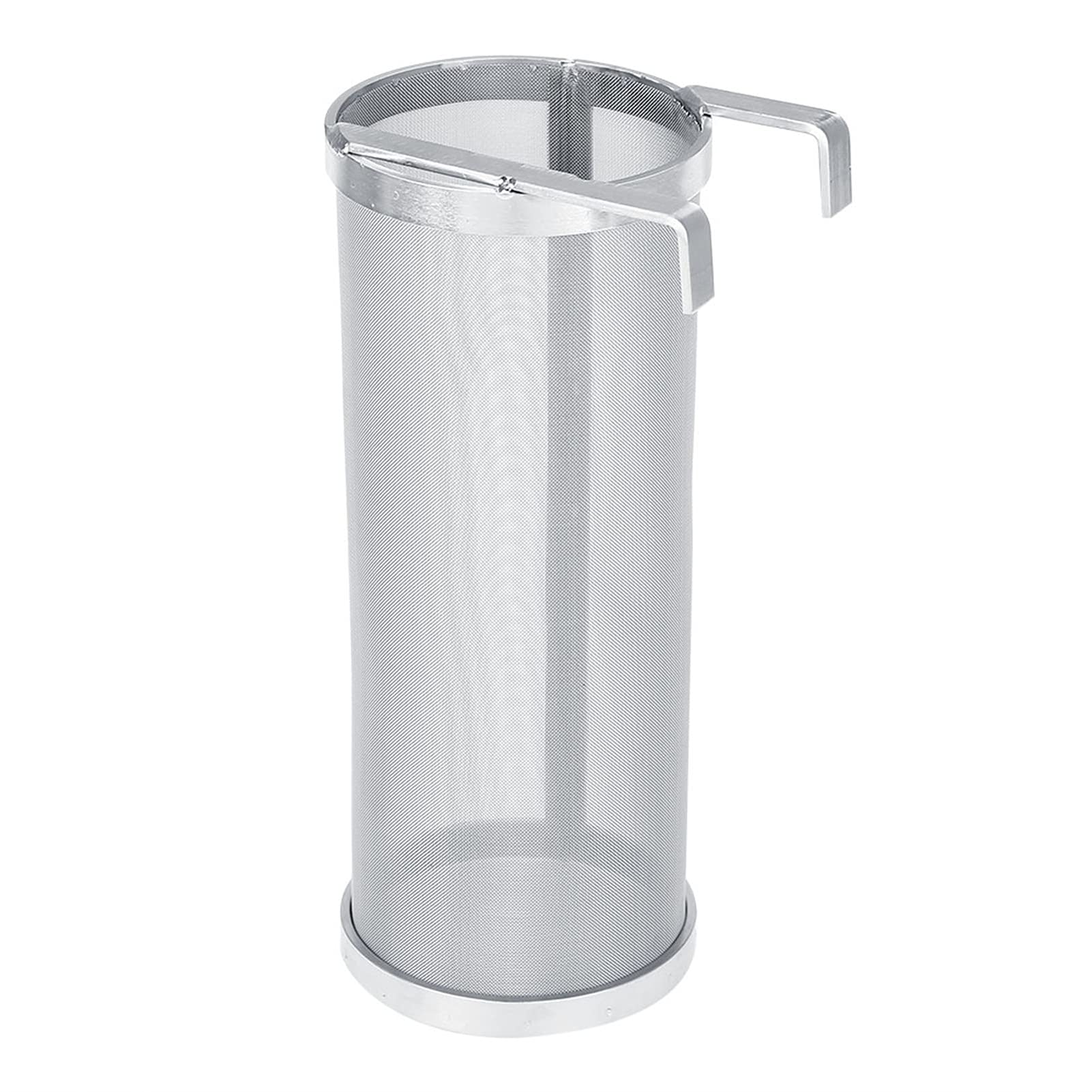 VBESTLIFE Beer Dry Hopper Filter, Stainless Steel Home Brewing Filter Homemade 300 Micron Mesh Beer Brew Filter Cartridge Strainer Tool with Hook(10 * 25.5cm)