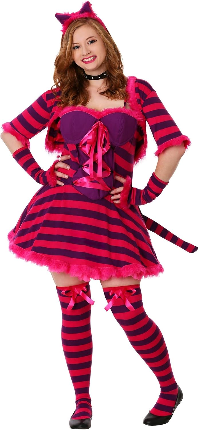 Amazon Com Adult Plus Size Wonderland Cat Costume Sexy Wonderland Cat Costume For Women Clothing Amazon Com Adult Plus Size Wonderland Cat Costume Sexy Wonderland Cat Costume For Women Clothing