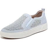 Vionic Women's Sneaker Kimmie Perf- Comfortable Slip Ons that Includes a Built-in Arch Support Insole that Helps Correct Pronation and Alleviate Heel Pain Caused by Plantar Fasciitis