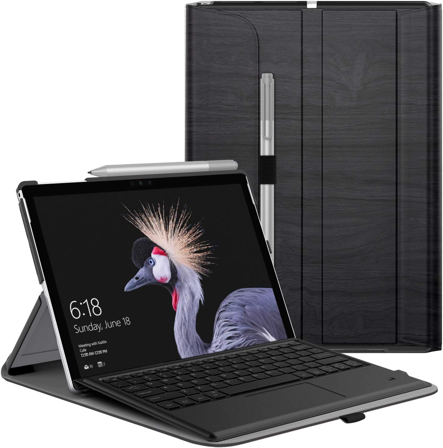 MoKo Case Fit Microsoft Surface Pro 7 Plus/Pro 7/Pro 6, Ultra Lightweight Portfolio