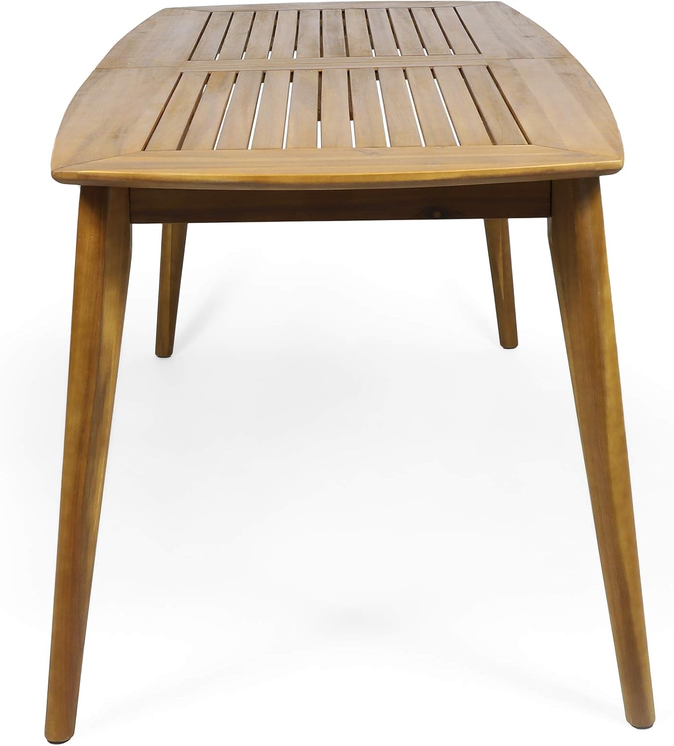 Christopher Knight Home 313208 Gwendolyn Outdoor Rustic Acacia Wood Dining Table, Teak : Garden & Outdoor