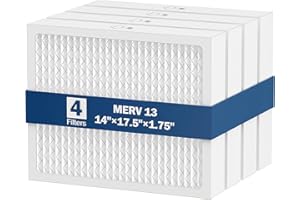 CPLIKE MERV 13 Dehumidifier Filter 14 x 17.5 x 1.75 for santa fe dehumidifier Advance90, Advance100, Advance120, Ultra98H, Ultra120H, for Honeywell DR90 & DR120 Models, 4 Packs
