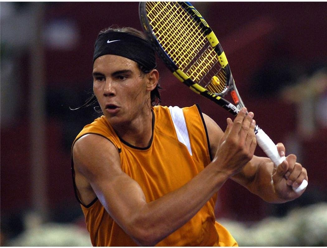 Rafael Nadal Poster by Silk Printing # Size about (80cm x 60cm, 32inch x 24inch) # Unique Gift # AE1402