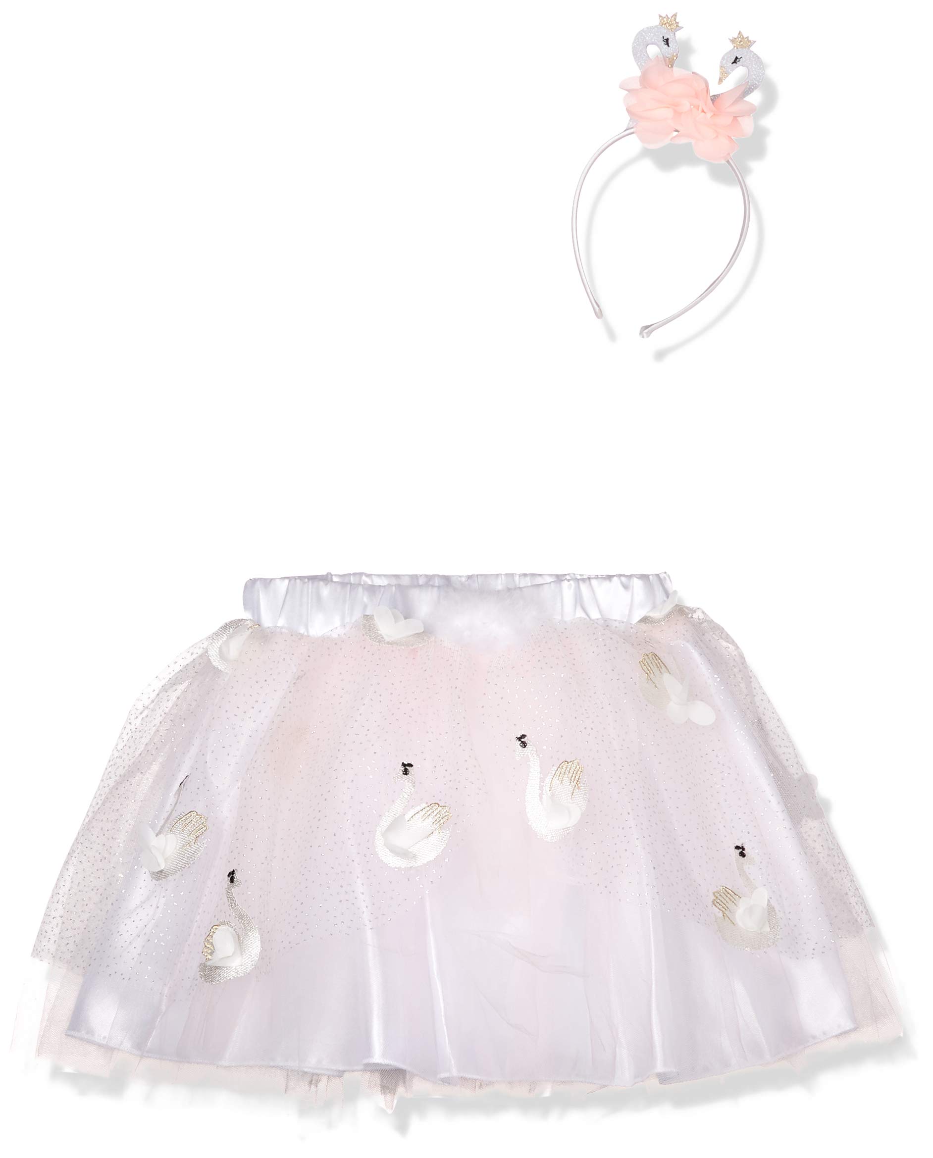 (PKT) (Fix 1/1) (9904242) Child Girls Swan Tutu Costume Set (9-13yr)