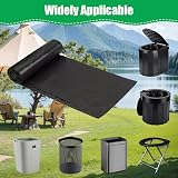 Flintronic Camping Toilet Bags 60 PCS 20L Black Leakproof Waste Bags view 4