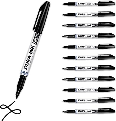 96023 Dura di Ink 15, Nero (Confezione da 12)