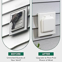 NO-PEST VENT, Exclusive Dual Door Dryer Vent Cover