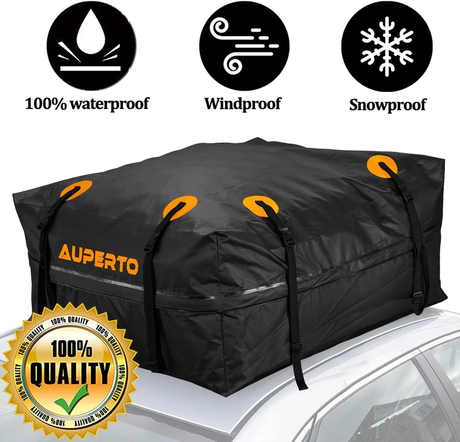 AUPERTO Cargo Bag, Roof Bags 425 Liters Storage Capacity Waterproof for