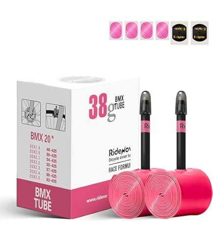 RideNow BMXインナーチューブ 38g 42mm 4本 軽量TPU RideNow BMXインナーチューブ 38g 42mm 4本 軽量TPU Amazon.com