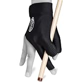 KAMUI Billiard Glove - Quickdry - for Right Hand (Black, XX-Large)