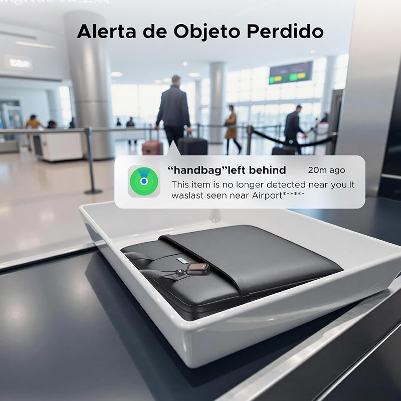 FineTrack Pro Smart Finder Carregamento Solar IP68 110dB Bluetooth Localizador SmartTag Suporte para rastreador de chaves iOS Carteira de bagagem Mochila de bicicleta Mochila 2 anos de bateria — foto 8 de 8