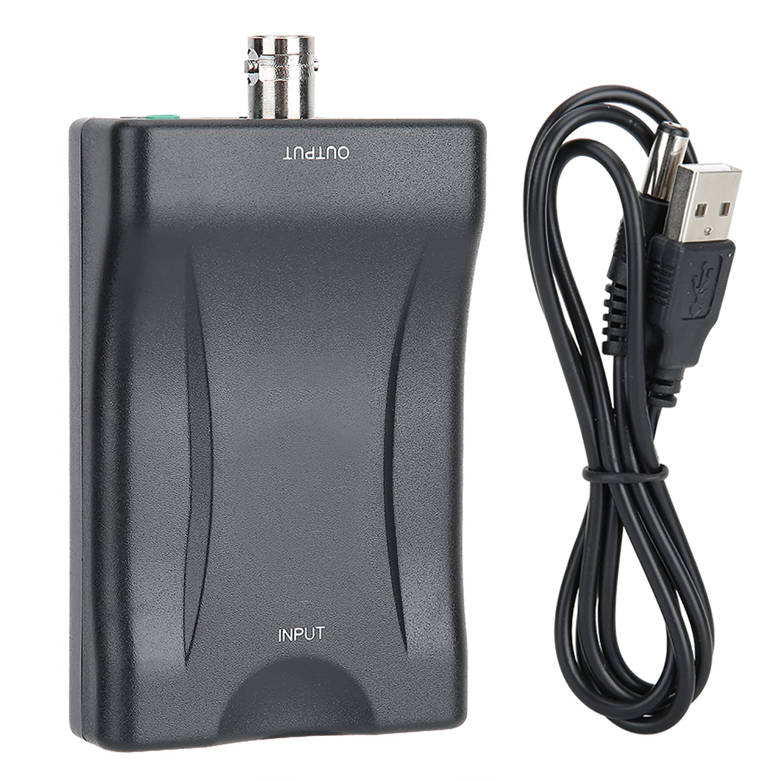 Black HDMI to BNC Video Converter Video Adapter Compatible with PAL/NTSC Systems for DVD Recorder
