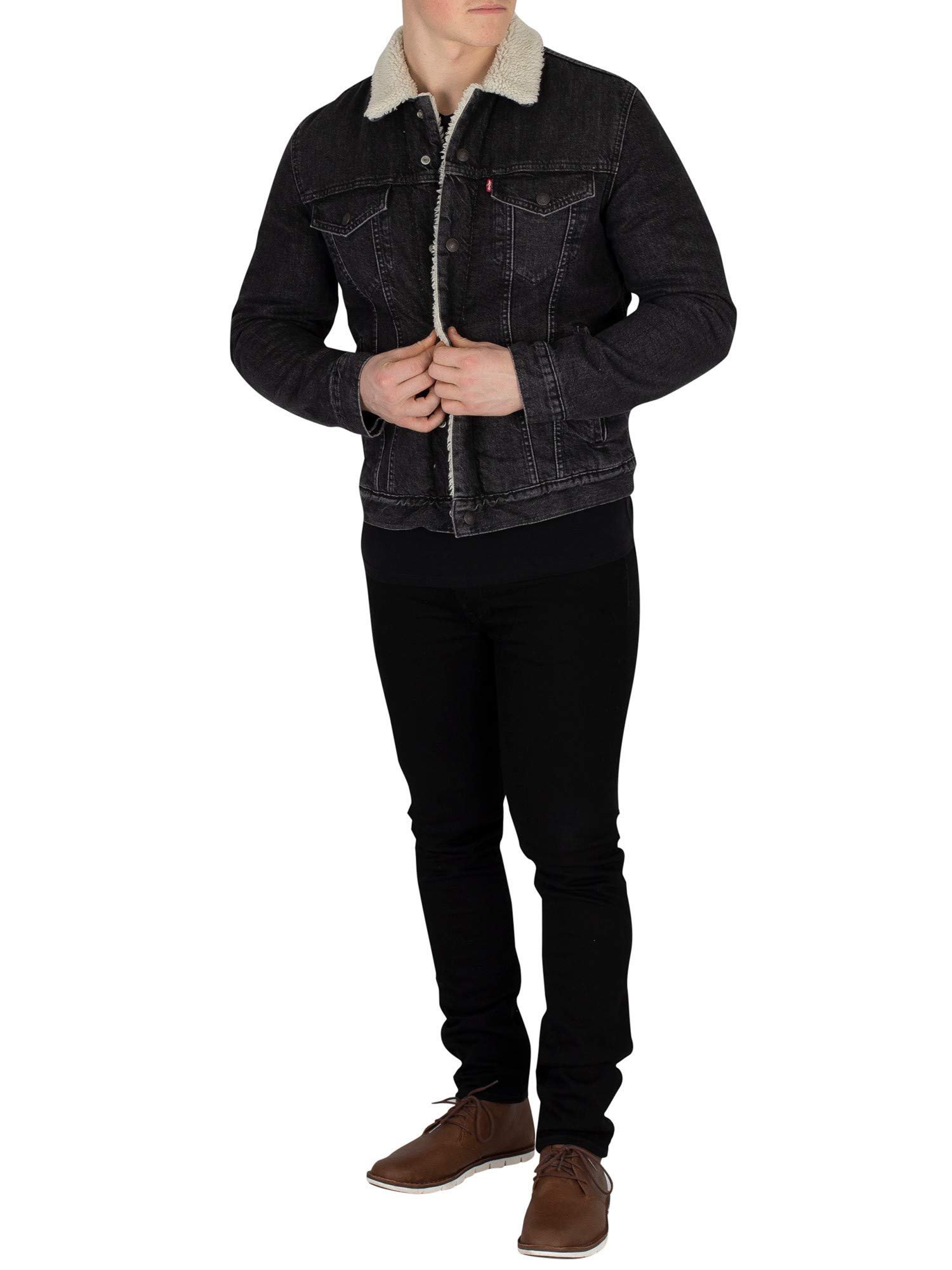 levi's mens type 3 sherpa trucker jacket fegin