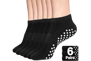 DIBAOLONG Womens & Mens Low Cut Socks, 6-Pair Ankle No Show Athletic Short Cotton Socks