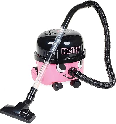 Casdon Hetty Vacuum Cleaner Toy with Working Suction 21cm 3+ B078