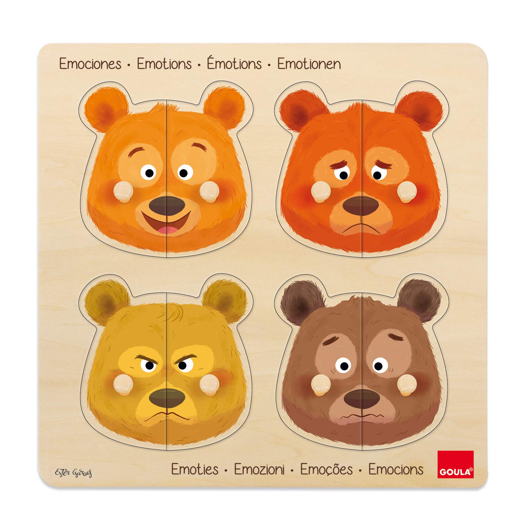 Goula 54008 Cardboard Puzzle, Multi-Colour, One Size