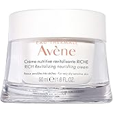 Avène RICH Revitalizing Nourishing Cream, Ultra Nourishing Face Moisturizer, Non-comedogenic 1.6 Fl Oz