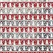 Hallmark Holiday Wrapping Paper Bundle with Cut Lines on Reverse, Foil Snowmen and Snowflakes (Pack of 4, 110 sq. ft. ttl.)