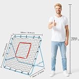 Amazing Tour Football Rebounder – Adjustable Steel Frame Trainer view 6