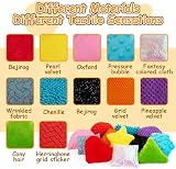 teytoy Texture Sensory Bean Bags Toys for Autism 12 Piece with Storage Bag view 2