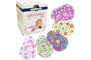 Ortopad® Bamboo Girls Eye Patches, 50/Box (Medium Size, 2-4 yrs) Ice Cream Pack