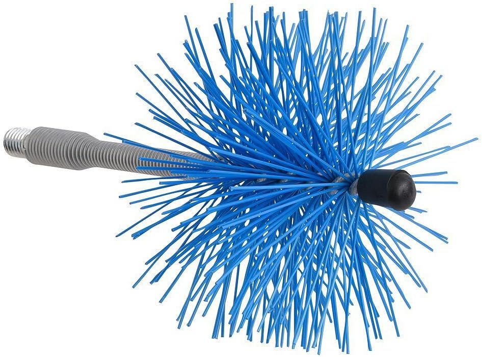 WOLFPACK Chimney Sweep Nylon Flexible Shaft 120 mm Brush Kit Stove Cleaning