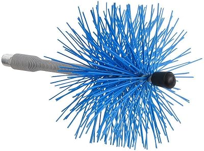 WOLFPACK Chimney Sweep Nylon Flexible Shaft 120 mm Brush Kit Stove Cleaning