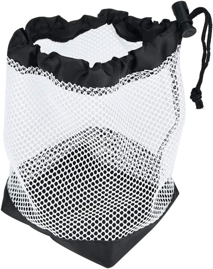 Yosoo Health Gear Ball Bag, Nylon Mesh Drawstring Pouch, Practice Ball Pouch Hold 36 Balls