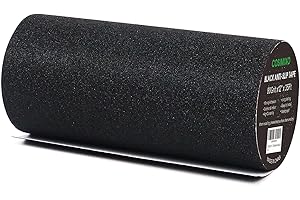 COSIMIXO 12" x 35Ft Black Heavy Duty Anti Slip Tape for Stairs Outdoor/Indoor Waterproof Grip Tape Safety Non Skid Roll for S