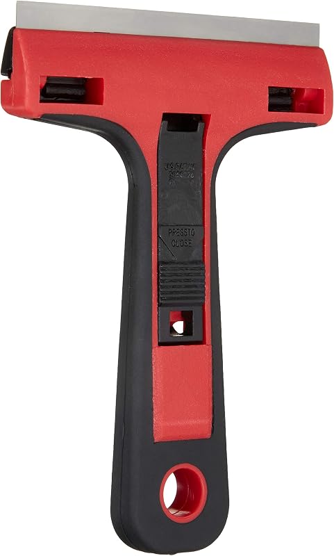 Grattoir à vitre et carrelage avec manche souple 10.16 cm