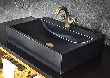 Livingroc Pegasus Shadow Shanxi Black Granite Stone Bathroom