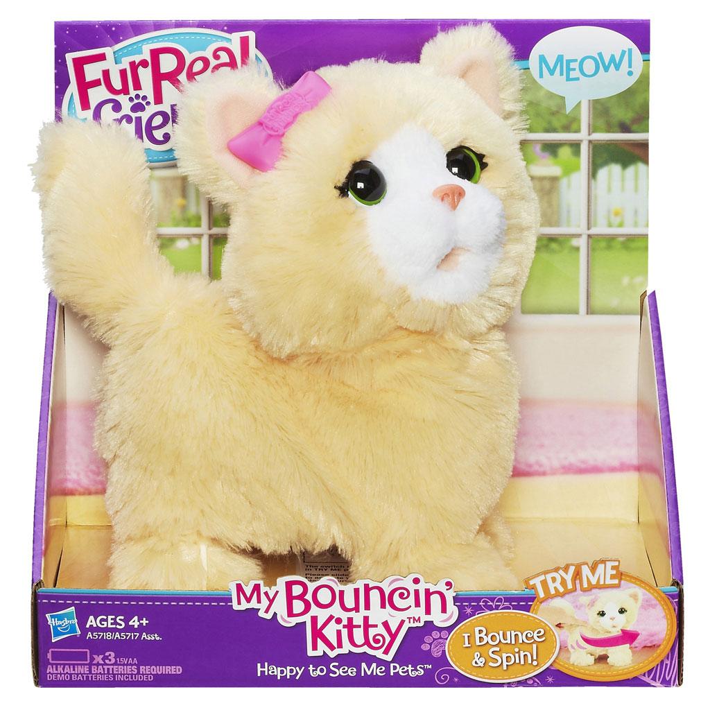Amazon.com: FurReal Friends Happy to See Me Pets My Bouncin' Kitty Pet ...