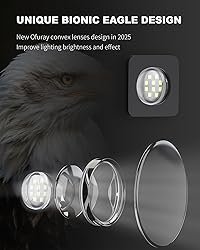 Ofuray Solar Street Lights Outdoor, 15W