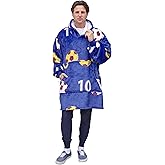 Catalonia Oversized Blanket Hoodie Sweatshirt, Comfortable Wearable Sherpa Pullover,Gift for Her