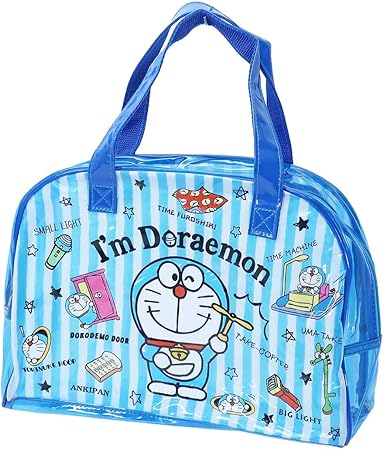 Amazon Co Jp ドラえもん プールバッグ ビニール ボストンバッグ I M Doraemon サンリオ ファッション