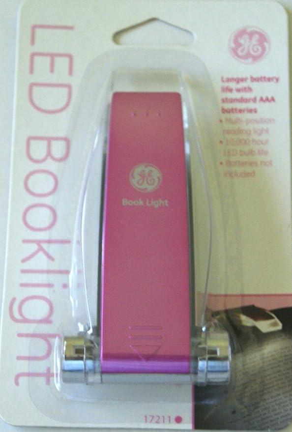 GE LED BOOK LIGHT PINK COLOR