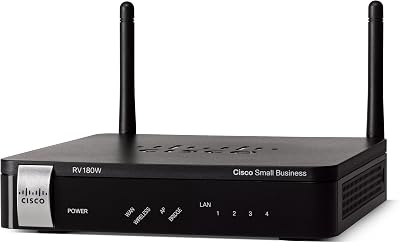 Cisco RV180W Wireless Router 802.11b/g/n 4-Port GigE VPN Desktop