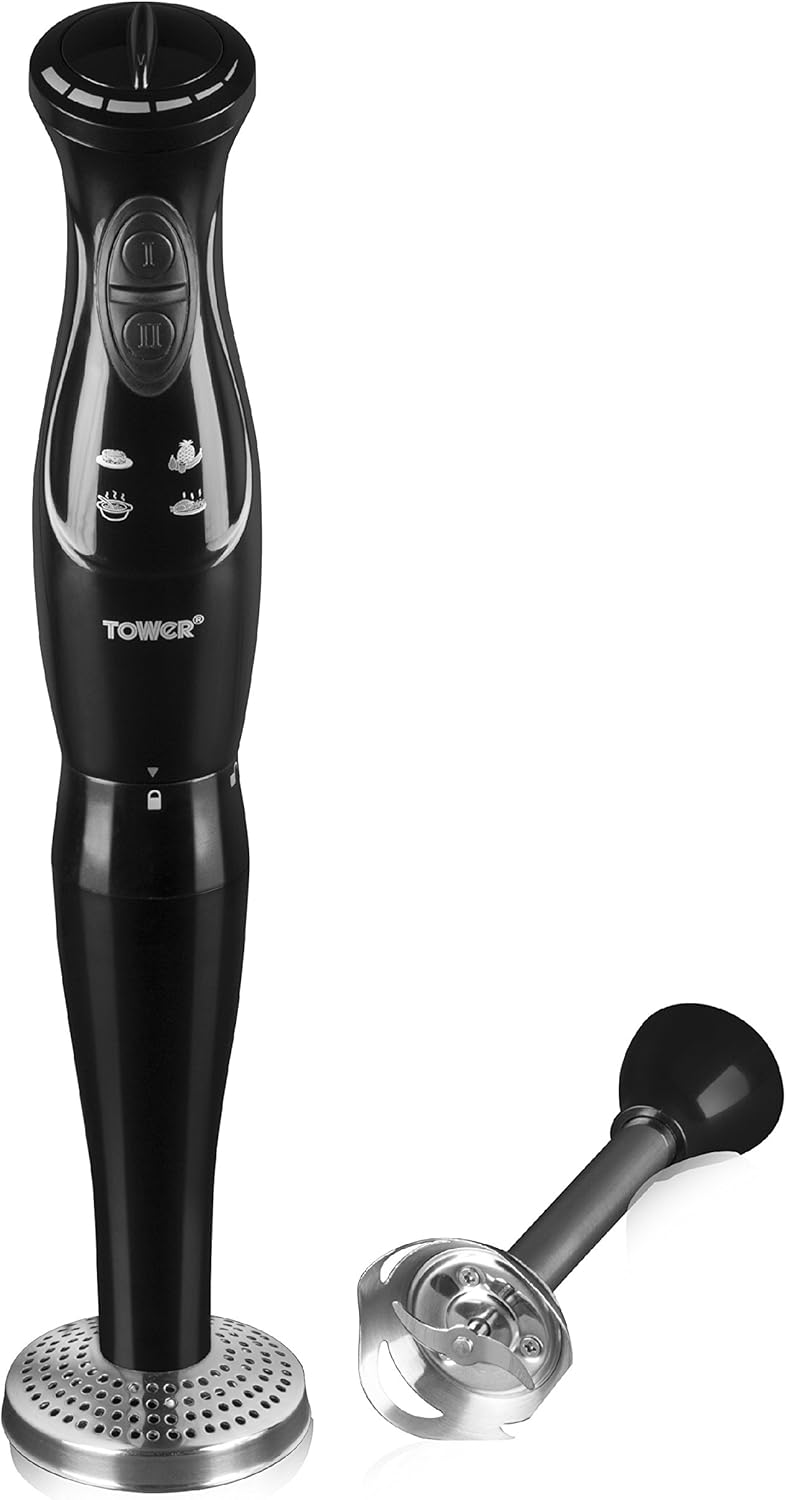 Tower T12015 2in1 Electric Potato Masher and Stick Blender, Two
