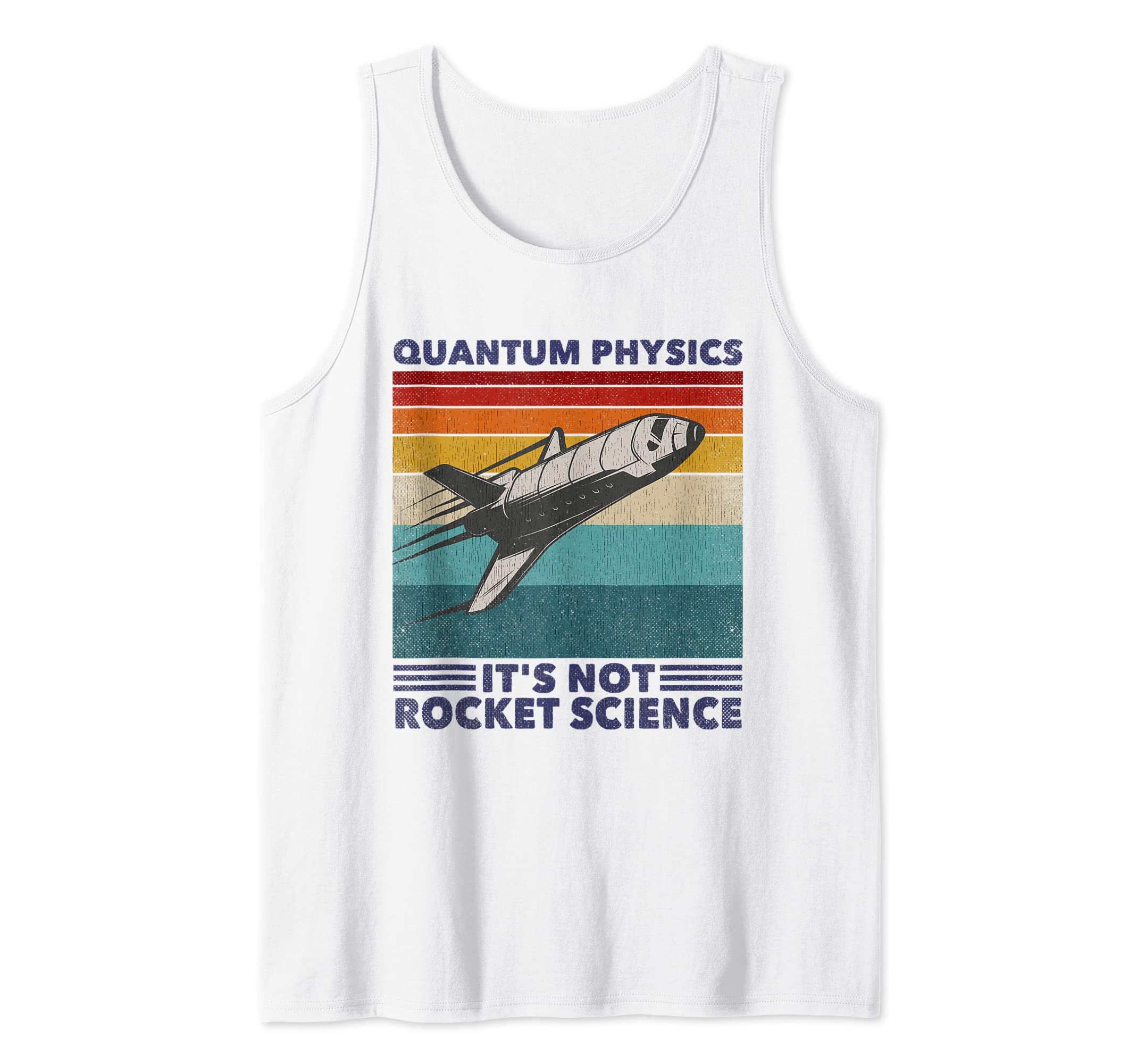 Retro Aerospace Rocket Science Quantum Physics Tank Top