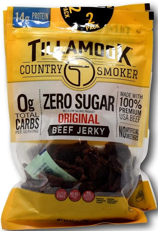 TillaMook Original Beef Jerky Country Smoker Zero Sugar 14