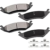 CCIYU Rear Brake Pads 4pcs D967 | Fit For Chrysler For Aspen,For Dodge For Ram 1500,For Ram 1500 Van,For Dakota,For Durango,For Ram For 1500