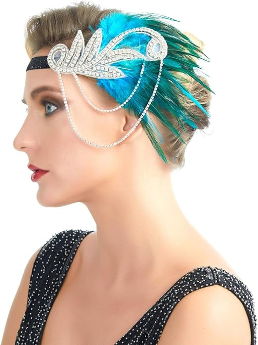 Amazon Com Women 20s 30s Vintage 1920s Gatsby Black Silver