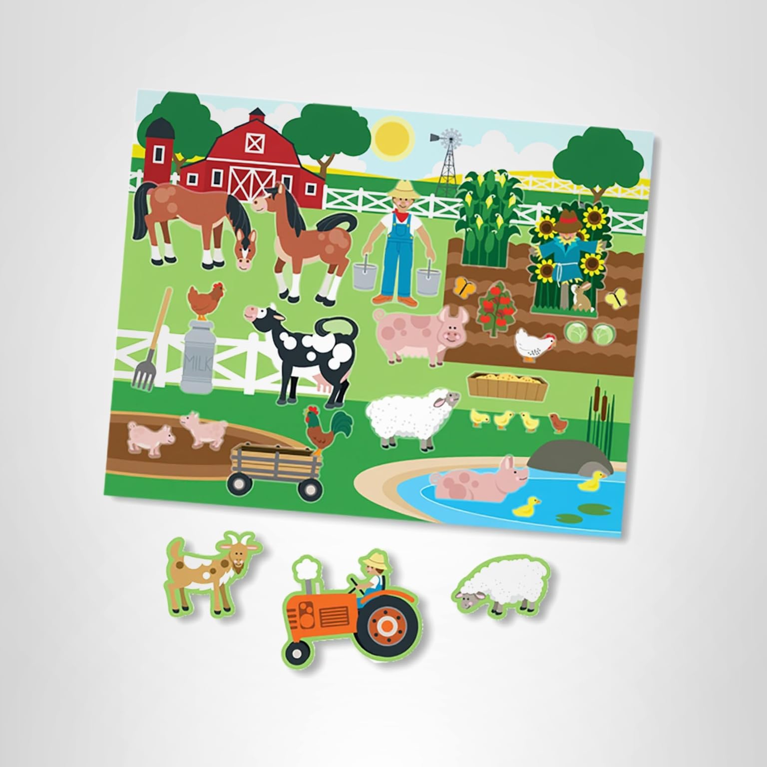 Melissa & Doug Reusable Sticker Pad: Habitats - 150+ Reusable Stickers - FSC Certified