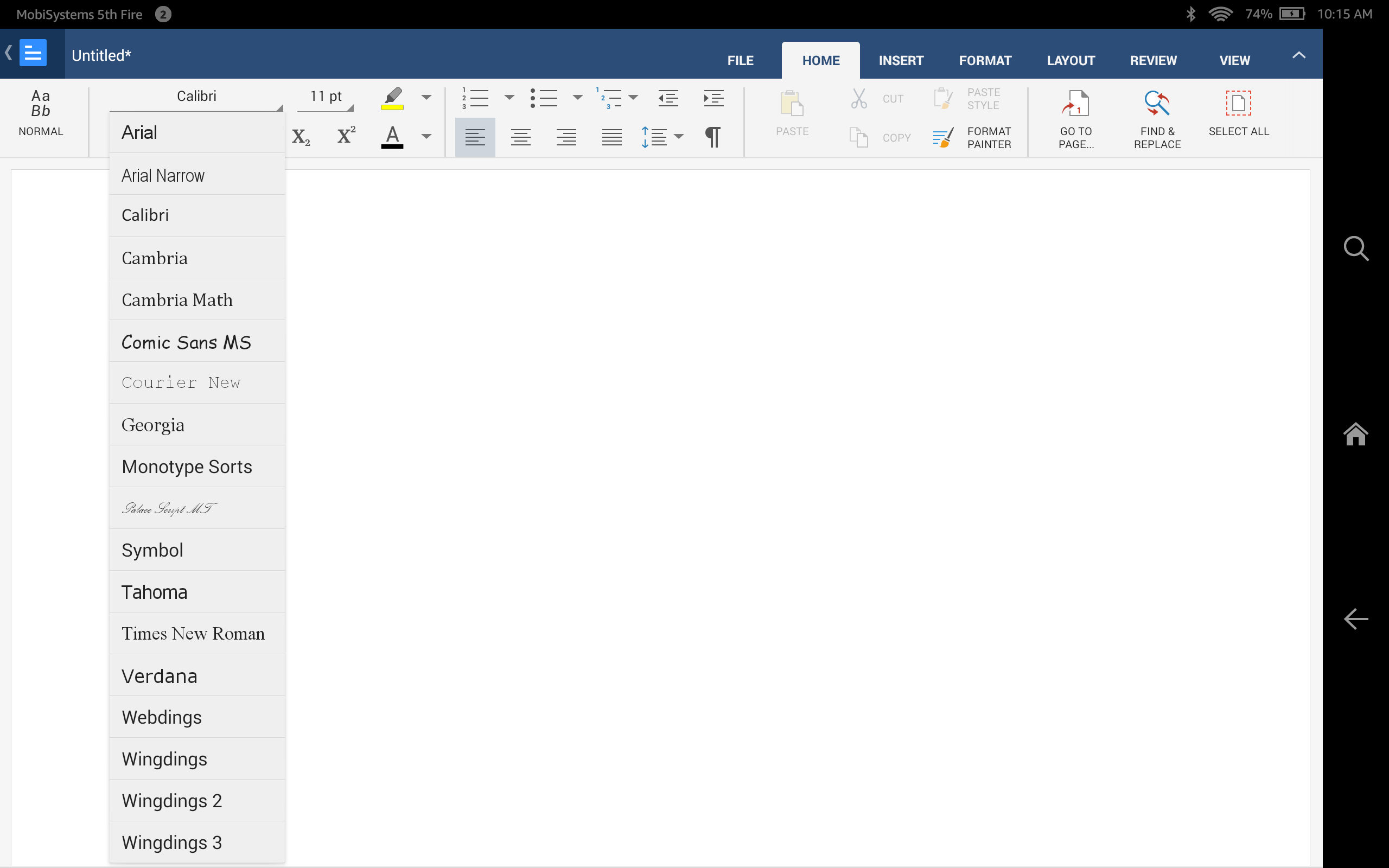 OfficeSuite Font Pack