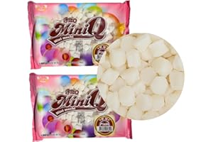 UNHA'S ASIAN SNACK BOX Mini Mochi Sweet Rice Cake - Original Flavor (10.06oz/Pack of 2) - Frozen Yogurt Toppings, Ice Cream Toppings, Shaved Ice Toppings, Dessert Mochi Daifuku