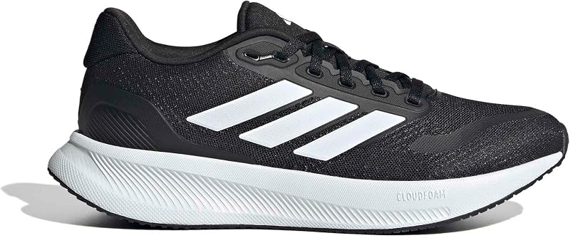 Femme Runfalcon 5 Wide Running Shoes, Core Black/Cloud White/Core Black, 39 1/3 EU
