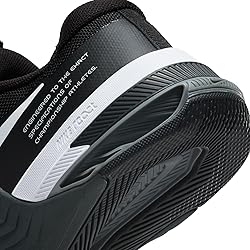 Nike Men's Low-Top Sneakers, Black White Dk Smoke